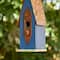 Glitzhome® 13" Hanging Distressed Wood Garden Birdhouse